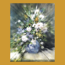 Pierre-Auguste Renoir, Vase Blumen 2 poster