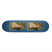 Pierre-Auguste Renoirs Tanz bei Bougival (1883) Personalisiertes Skateboarddeck