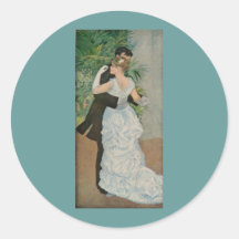 Pierre-Auguste Renoirs Tanz in der Stadt (1883) Sticker