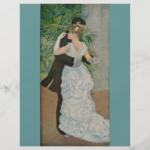 Pierre-Auguste Renoirs Tanz in der Stadt (1883) Vollfarbige Flyer