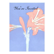 Piet Mondrian - Amaryllis Personalisierte Einladungskarte