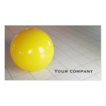 "Pilates Ball" Doppeltgesicht Visitenkarte