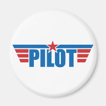 Pilot Wings Abzeichen - Luftfahrt Kühlschrankmagnete