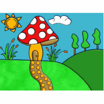 Pilz Fotoausschnitt
