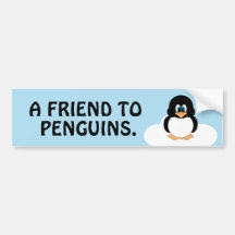 Pinguin-Autoaufkleber