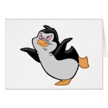 Pinguin-Ballett Karte