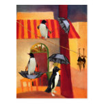 Pinguin-Café Postkarte