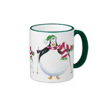 Pinguin-Familie - Becher Teetassen