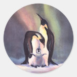 PINGUIN-FAMILIE durch SHARON SHARPE Aufkleber