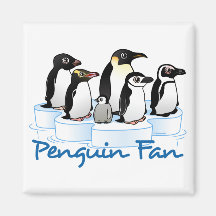 Pinguin-Fan Magnete