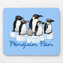 Pinguin-Fan Mauspads