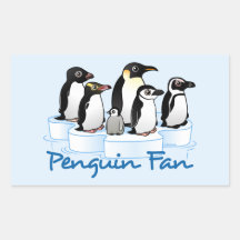 Pinguin-Fan Sticker