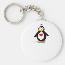 Pinguin-Herz Schlüsselband