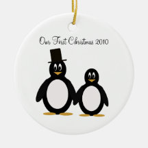 Pinguin-Paar-Verzierung Ornament