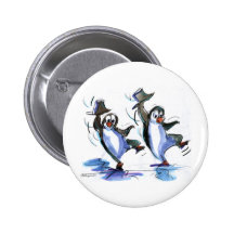 Pinguin-Tanzen Button
