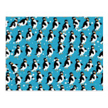 Pinguin-Tapete Postkarte