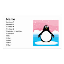 Pinguin Visitenkarten
