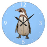 Pinguin-Wanduhr
