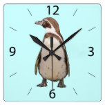 Pinguin-Wanduhr