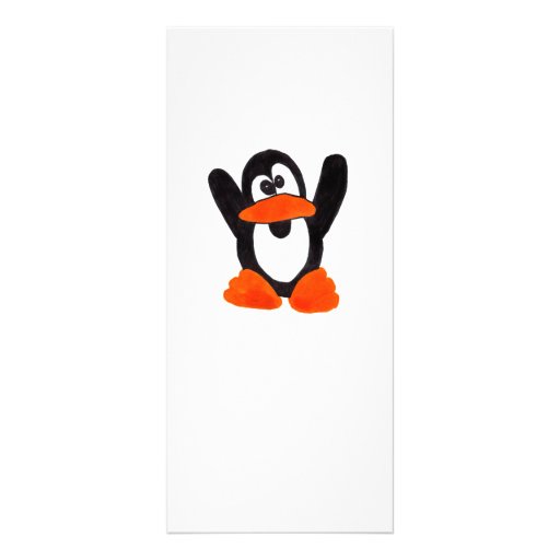 Pinguin Werbekarte