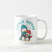 Pinguin-Winter-kleine Schwester Kaffeetasse
