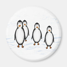Pinguine Kühlschrankmagnet
