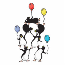 Pinguinpyramide Foto Figur