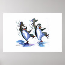 Pinguintanzen Poster