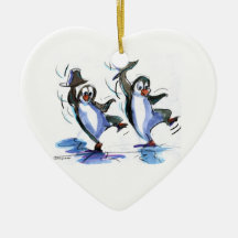 Pinguintanzen Weihnachtsornament