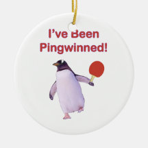 Pingwinned Pinguin-Klingeln Pong Ornament