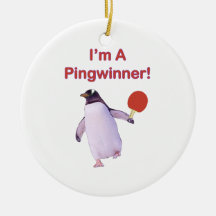 Pingwinner Pinguin-Klingeln Pong Weihnachtsornament