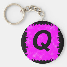 Pink Q Schlüsselbänder