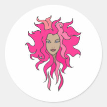 Pink Runder Sticker