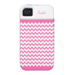 Pink-Sparren verlaufen iPhone 4 Vibe-Fall im Zickz iPhone 4/4S Hüllen