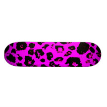 Pinkanimalprint Individuelles Skateboard