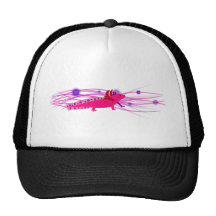 Pinker Axolotl Retrokultmützen