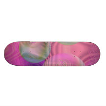 Pinkfarbene u. violette Galaxie des inneren Fluss- Individuelles Skateboard