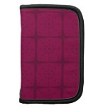 Pinkfarbenes Pink-Retro Gitterfeld Mappe