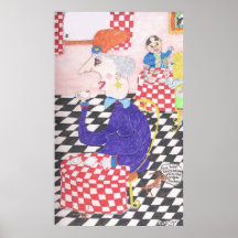 Pinkyjanes Spaghetti-Stelle Plakat