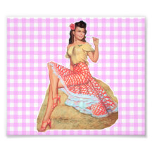 Pinup-Mädchen Kunstfoto