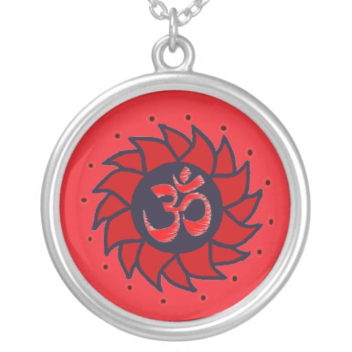 Pinwheel und OM-Halskette - Yoga-Schmuck