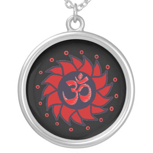 Pinwheel und OM-Halskette - Yoga-Schmuck