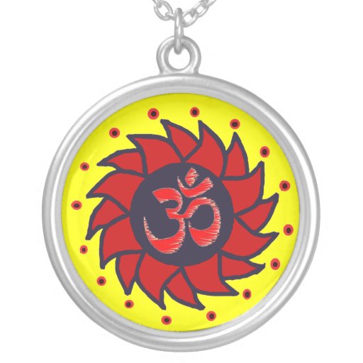 Pinwheel und OM-Halskette - Yoga-Schmuck