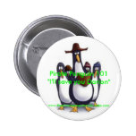 Pirat+Pinguine+reading2, Piraten-Pinguin 101" I'… Anstecknadel