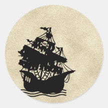 Piraten-Bucht Halloween Sticker