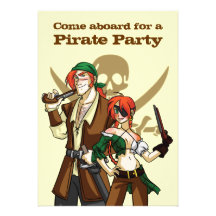 Piraten Individuelle Einladungen