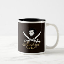 Piraten-Insignien Sir-Walter Raleigh Tasse