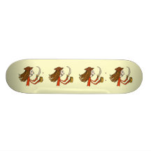 Piraten-Karikatur Skateboardbrett
