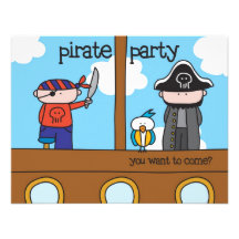 Piraten-Party Einladung