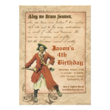Piraten-Party Einladung